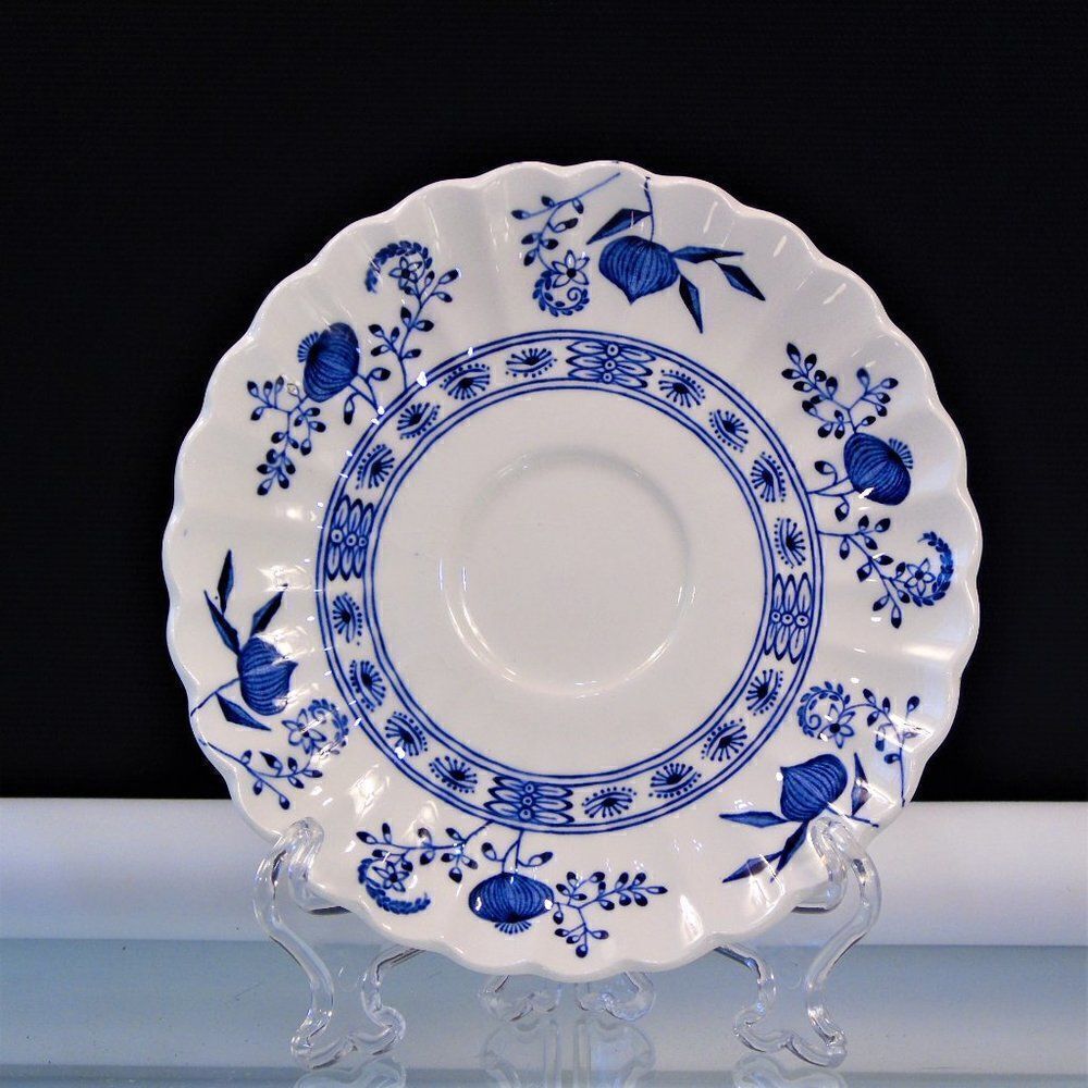 Vintage JG Meakin Blue Nordic Saucer Plate